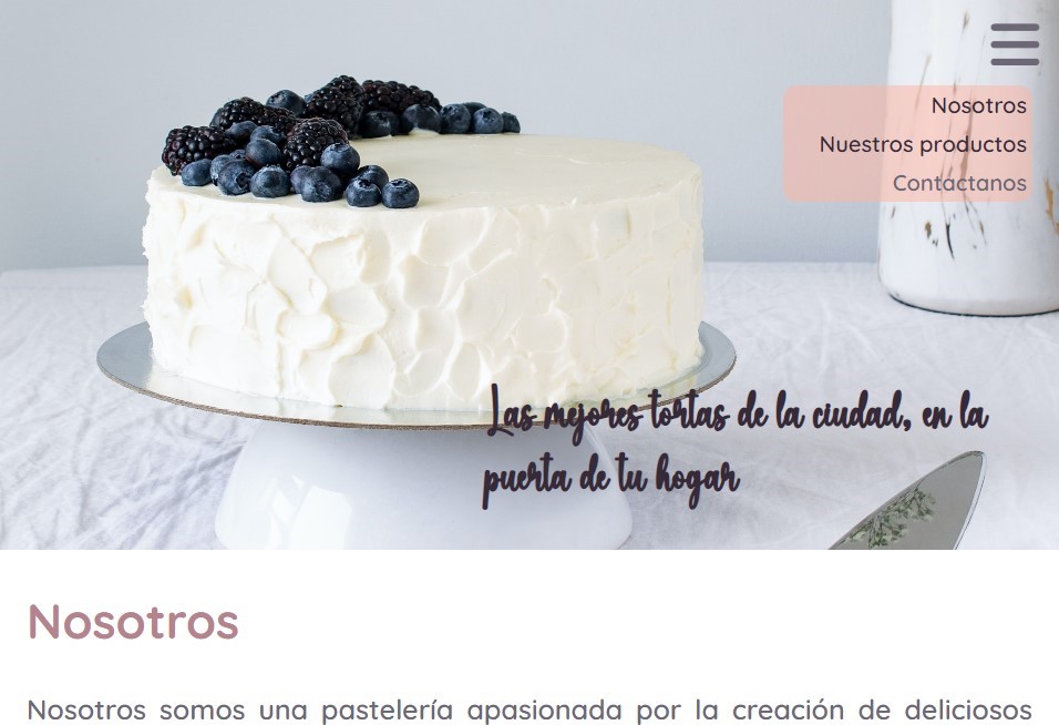 pagina tortas