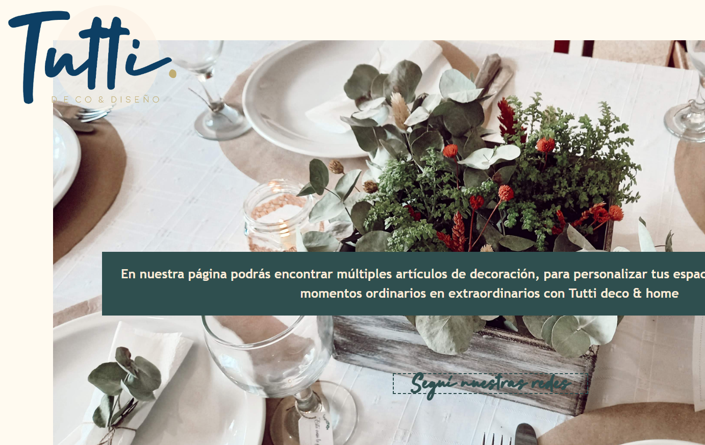 tutti webpage